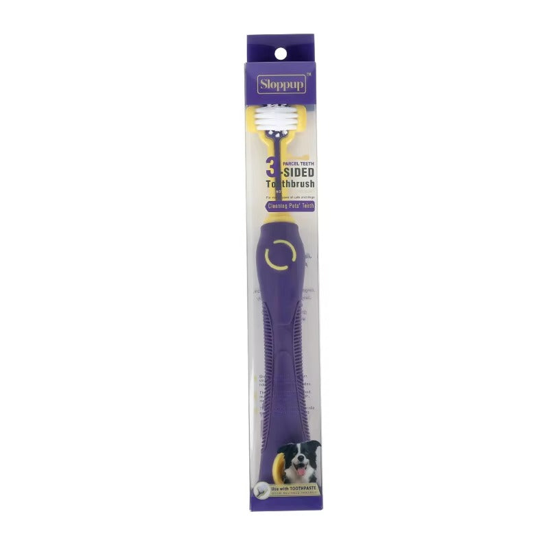 3-Sided Soft Bristles Pet Toothbrush