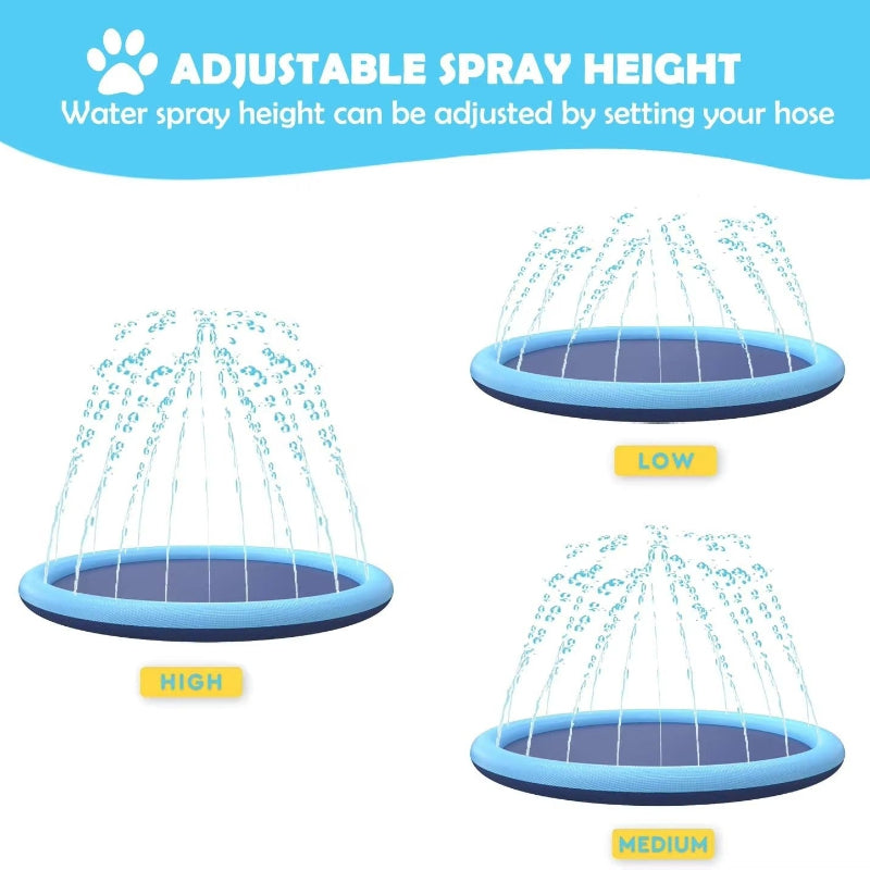Portable Dog Splash Sprinkler Mat