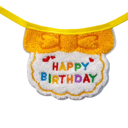 Pet Birthday Bandana Party Collar