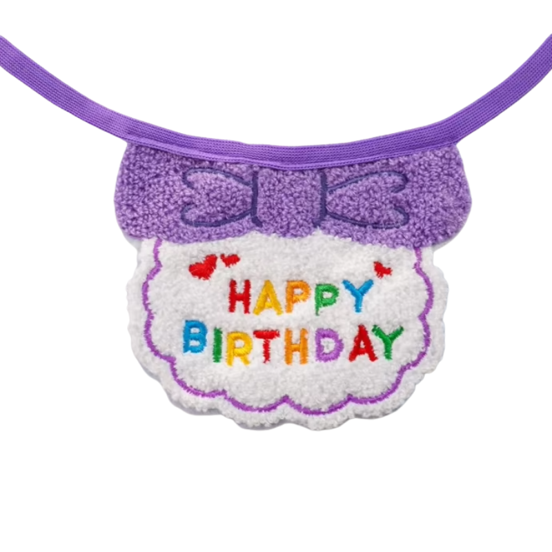 Pet Birthday Bandana Party Collar
