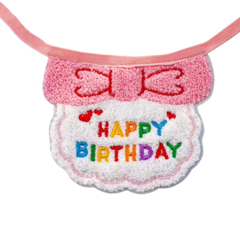 Pet Birthday Bandana Party Collar