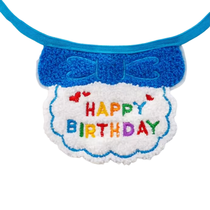 Pet Birthday Bandana Party Collar