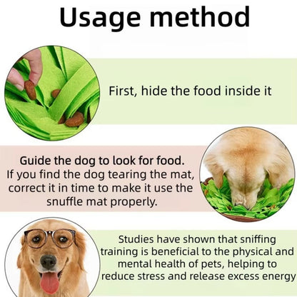 Interactive Dog Snuffle Puzzle Mat
