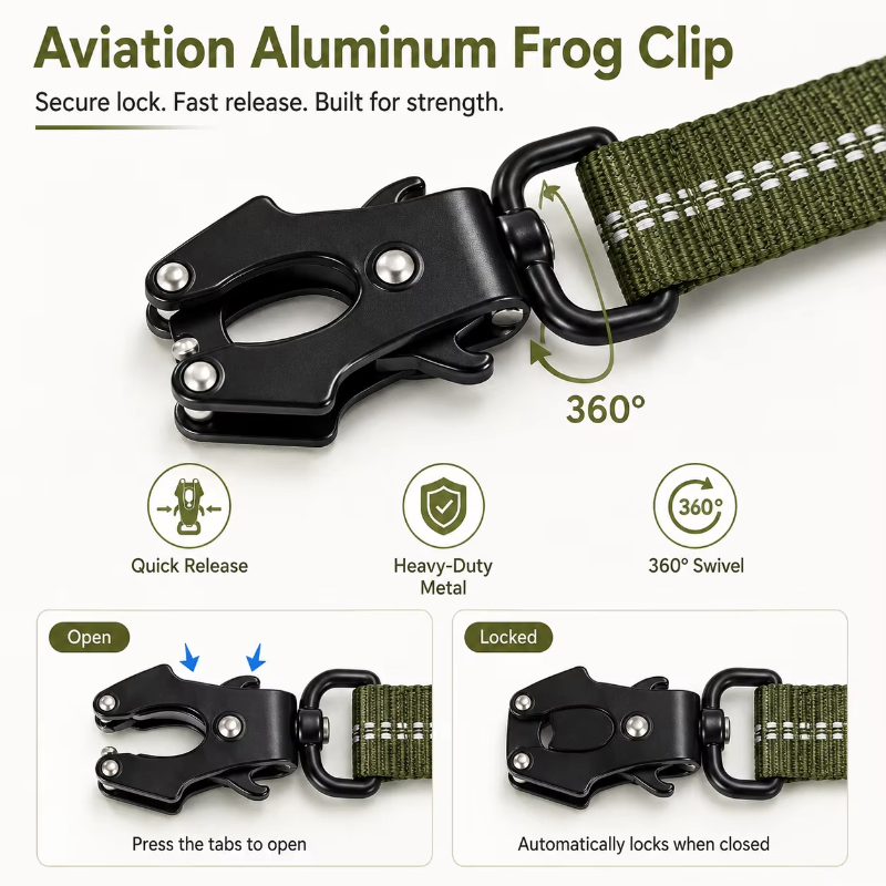 Tactical Bungee Dog Leash