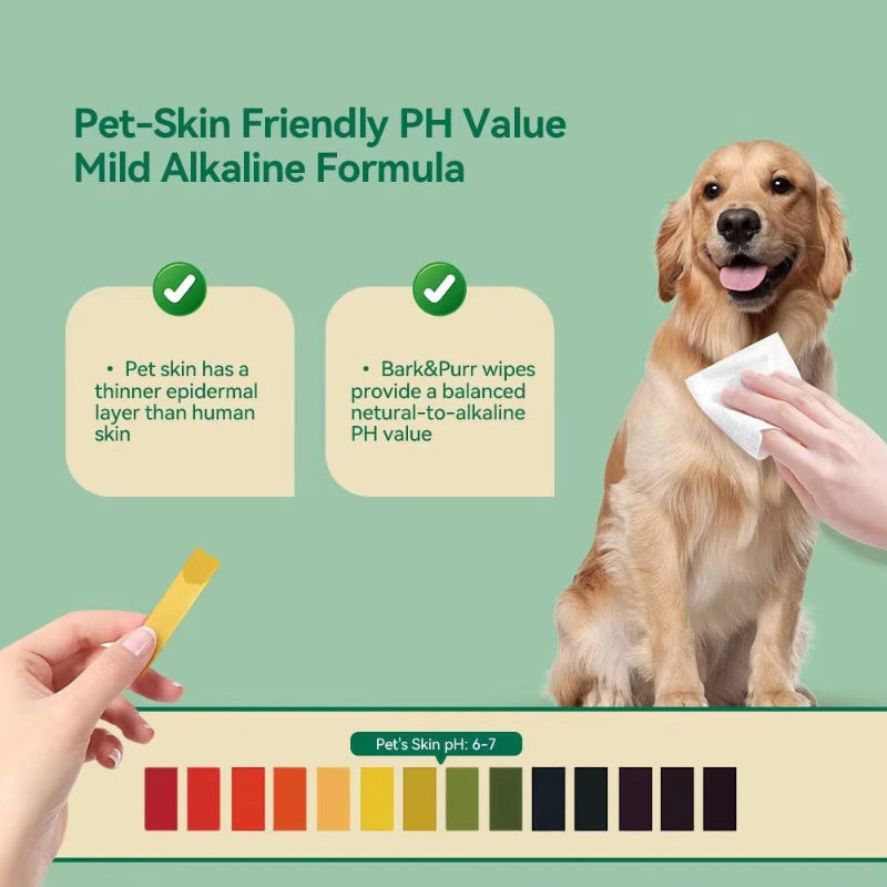 Bamboo Fiber Pet Wet Wipes