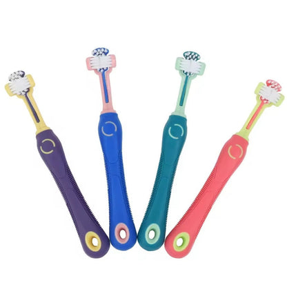 3-Sided Soft Bristles Pet Toothbrush