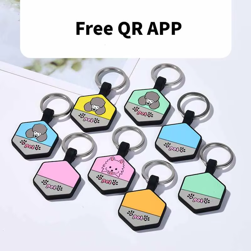 Custom QR Code Pet ID Tag