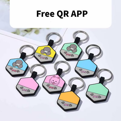 Custom QR Code Pet ID Tag
