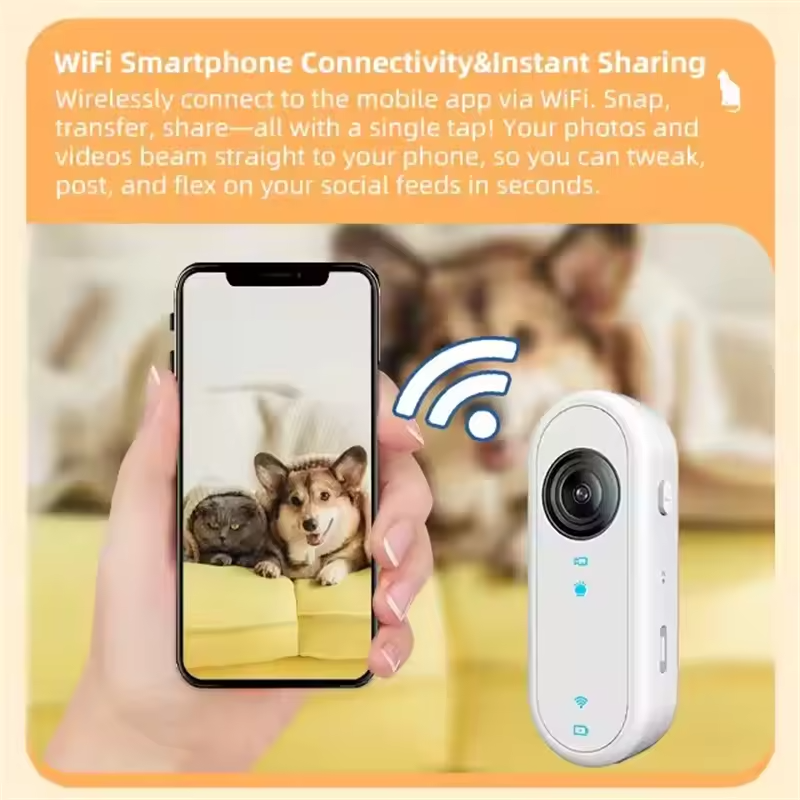 1080P WiFi Pet Action Camera
