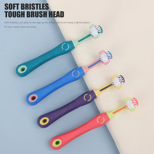3-Sided Soft Bristles Pet Toothbrush
