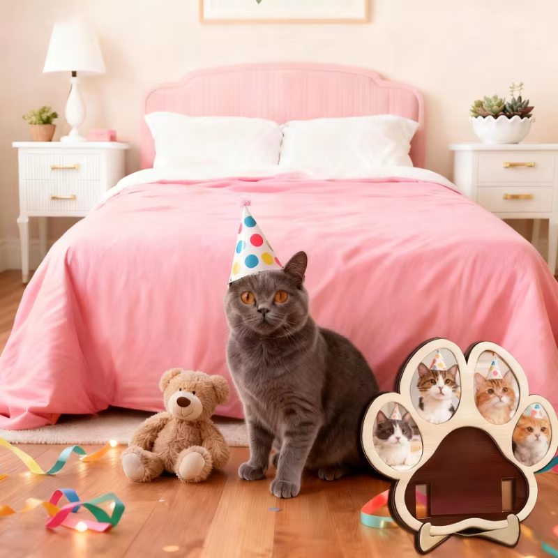 Wooden Pet Memorial Photo Frame