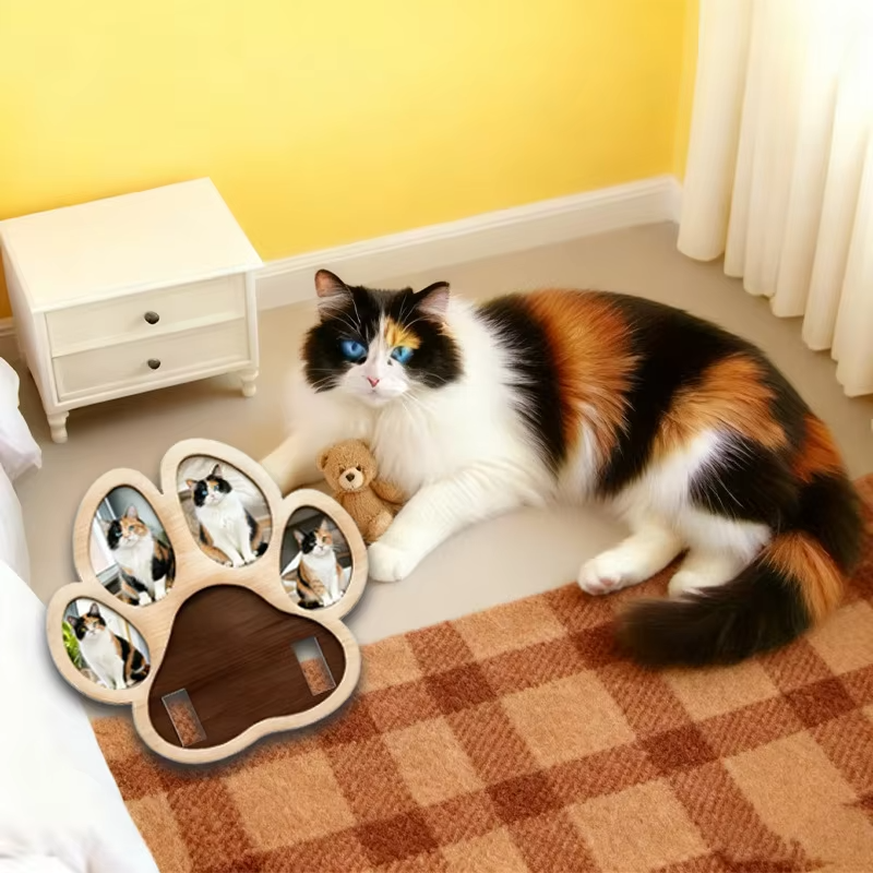 Wooden Pet Memorial Photo Frame