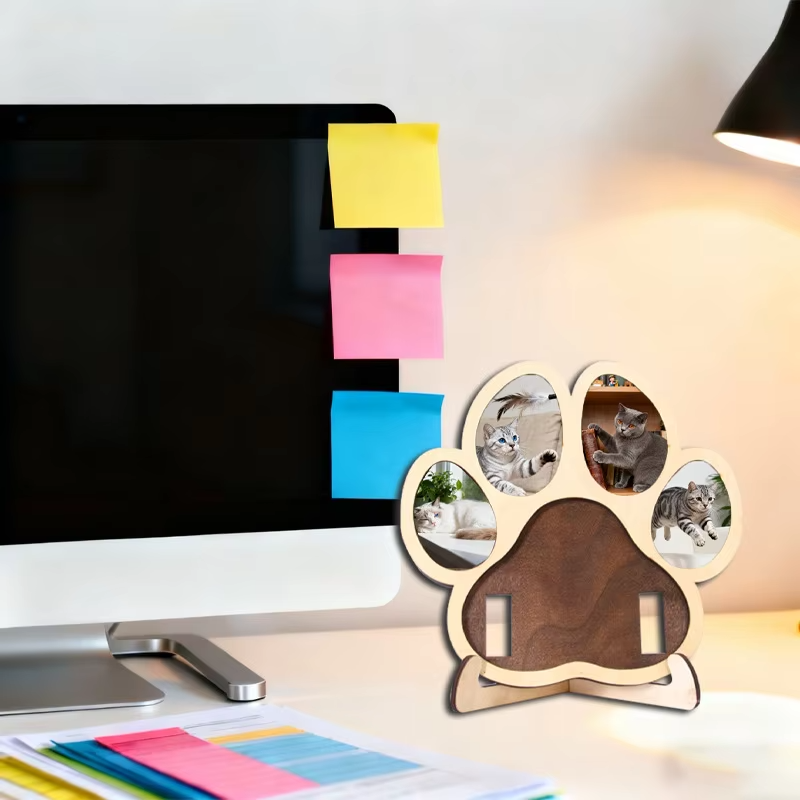 Wooden Pet Memorial Photo Frame