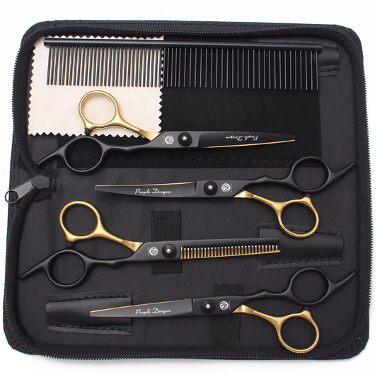 Professional Pet Grooming Scissors Set