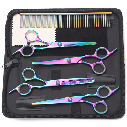 Professional Pet Grooming Scissors Set