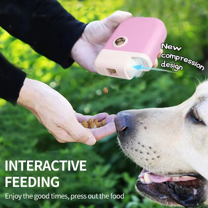 Portable Mini Pet Treat Dispenser