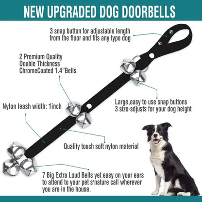Adjustable Dog Doorbell Training Bell