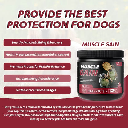 High Protein Dog Muscle Gain Soft Chews