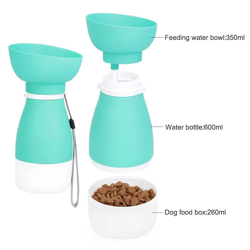 3-in-1 Pet Travel Water Bottle