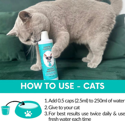 Natural Pet Dental Water Additive for Dogs & Cats