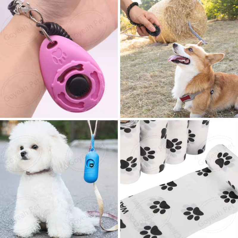 6-Pieces Dog Training Clicker Treat Kit