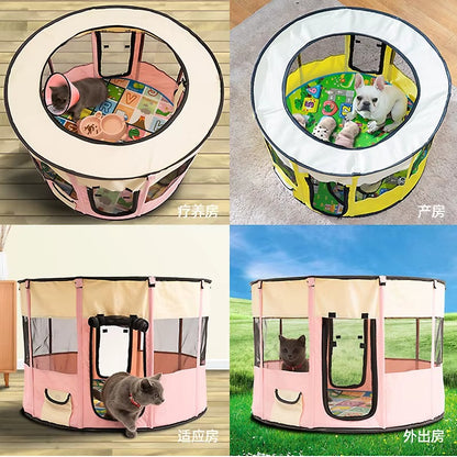 Portable Waterproof Pet Playpen Canopy