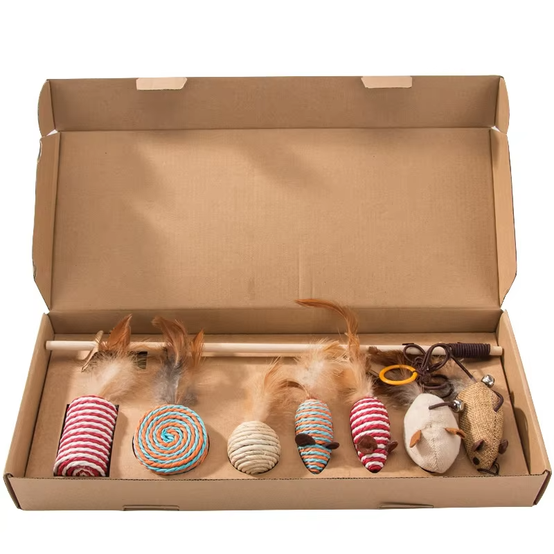 Interactive 7-Piece Cat Toy Set