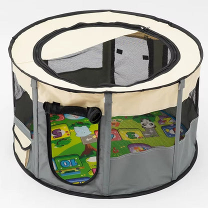 Portable Waterproof Pet Playpen Canopy