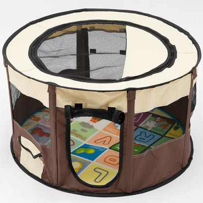 Portable Waterproof Pet Playpen Canopy