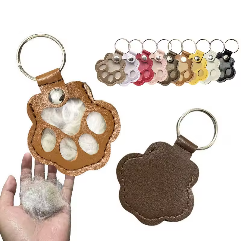 Custom Pet Hair Keepsake Keychain