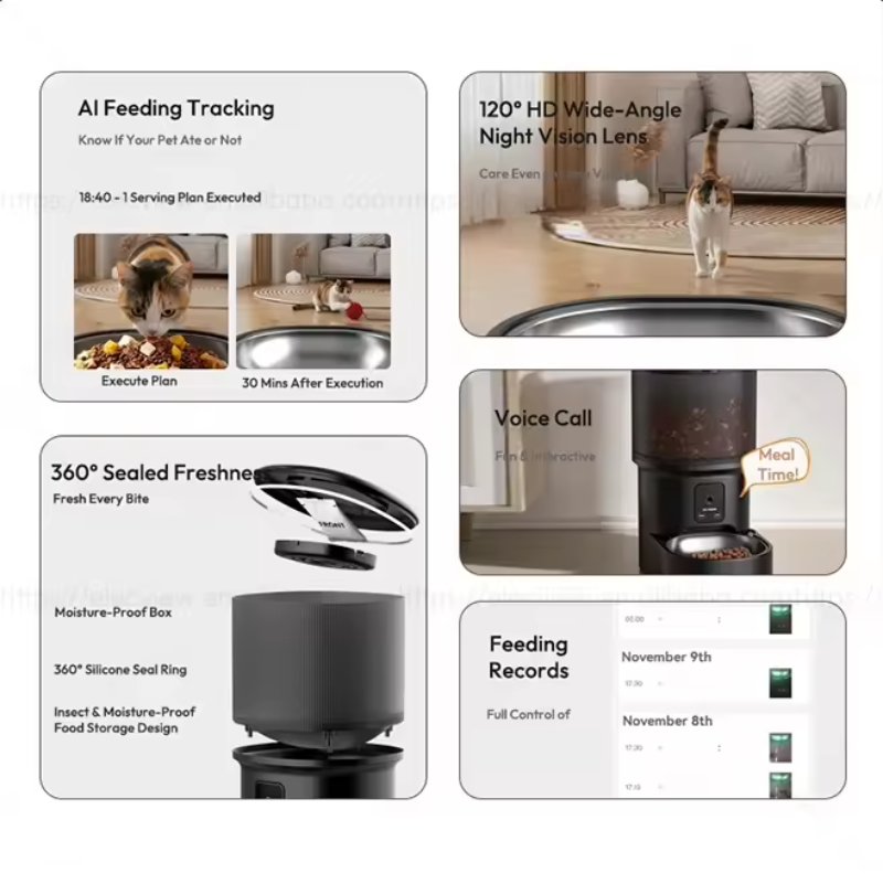 Smart WiFi Automatic Pet Feeder
